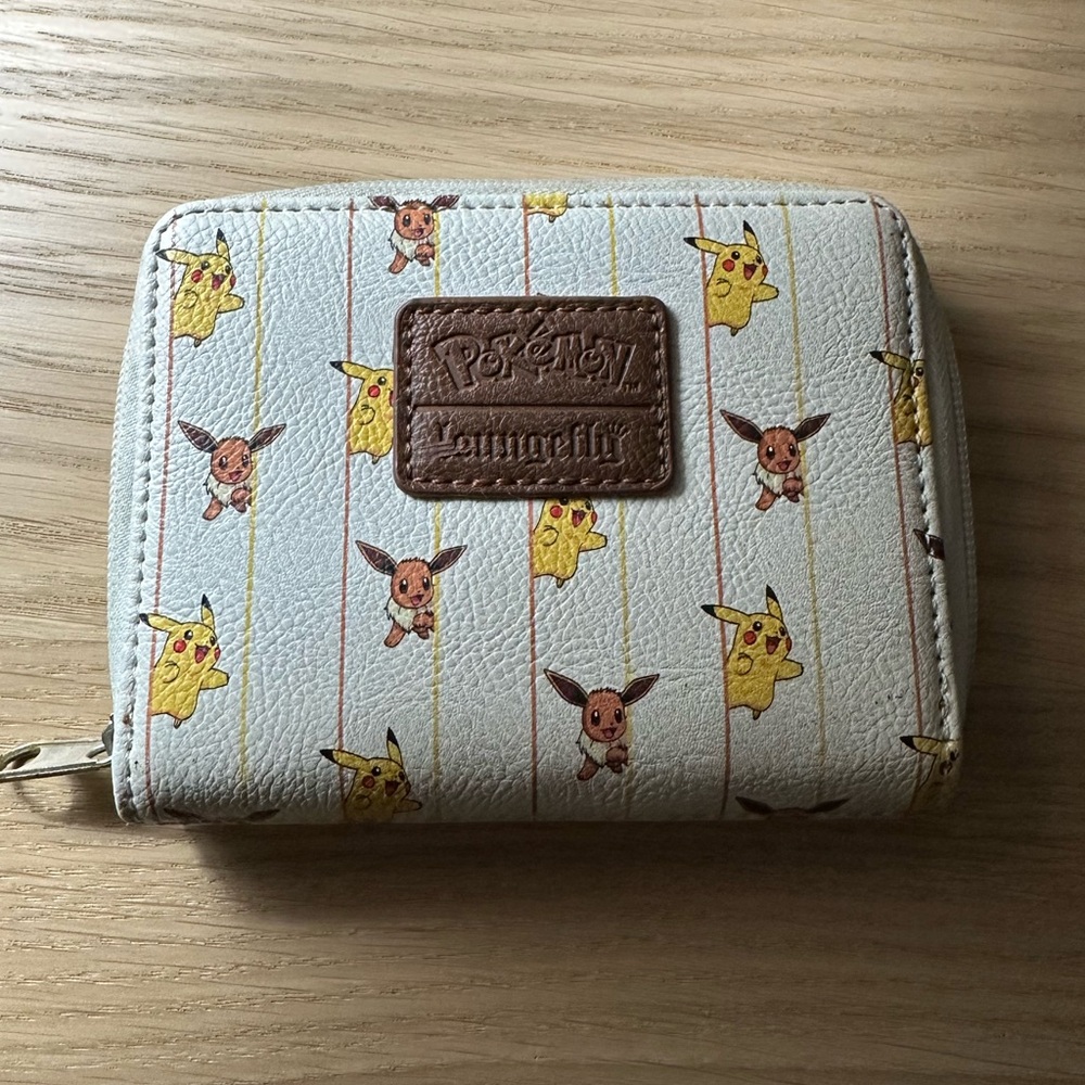 Pokémon Loungefly Pikachu and Eevee Wallet